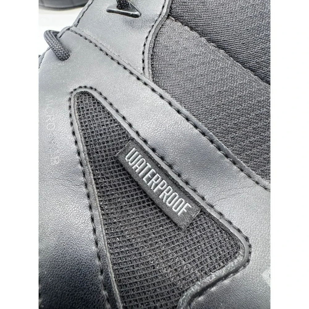 Reebok Tactical Side-Zip Waterproof Duty Boots Mens Black Leather Mesh Size 13